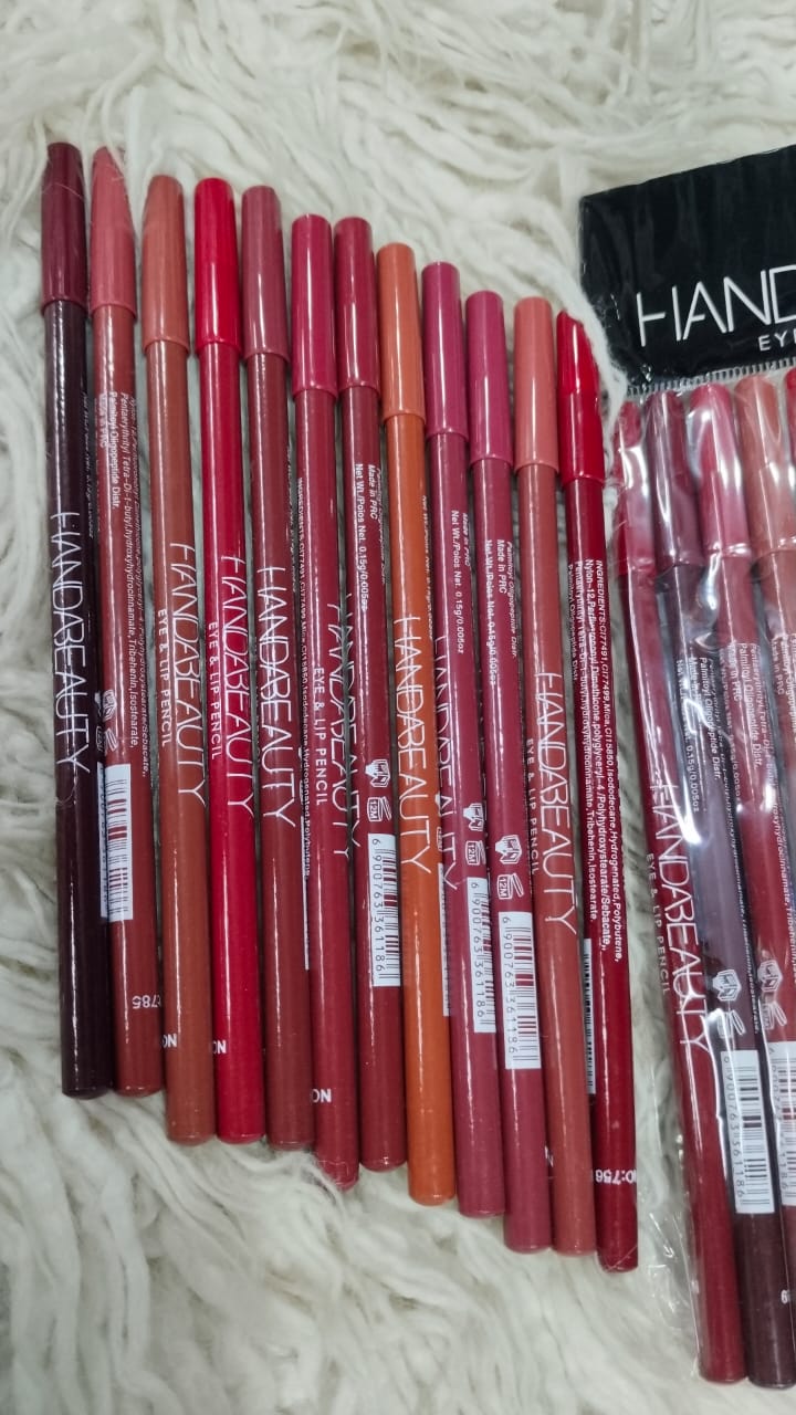 Soft Matte Eye & Lip Pencil Set – 12 Pcs Smooth Long-Lasting Pencils