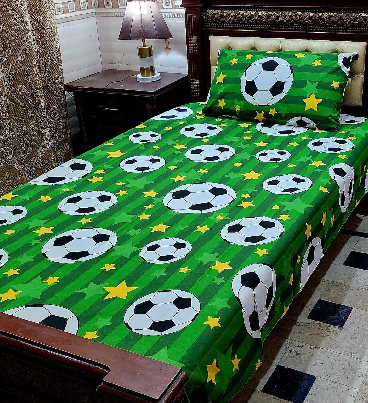 4 PC Export Quality Single Bed Sheet Set – Pure Cotton Fabric