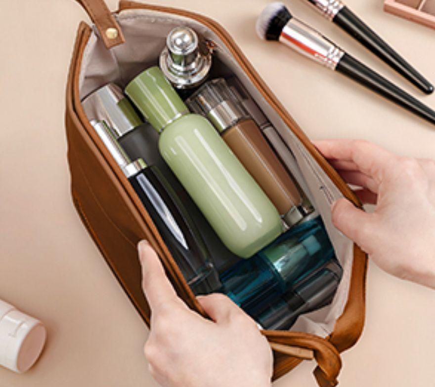Premium Toiletries Organizer Makeup Bag – Portable, Stylish, and Easy to Clean