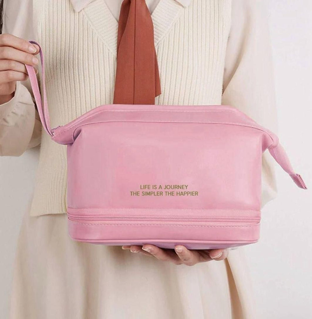 Premium Toiletries Organizer Makeup Bag – Portable, Stylish, and Easy to Clean