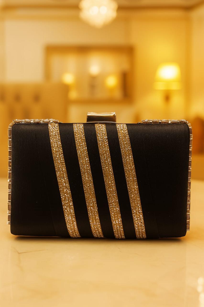 Premium Metal Body Branded Party Hand Clutch for Girls