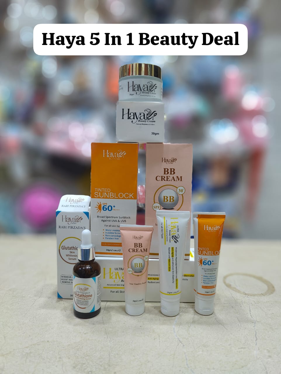 HAYA 5 in 1 Beauty Deal – Complete Skin Glow Kit