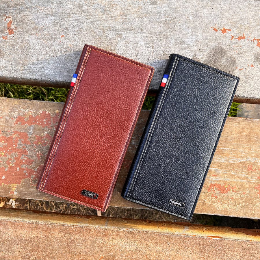 Classic Bowesi Style Long Wallet – Spacious Card Mobile Holder