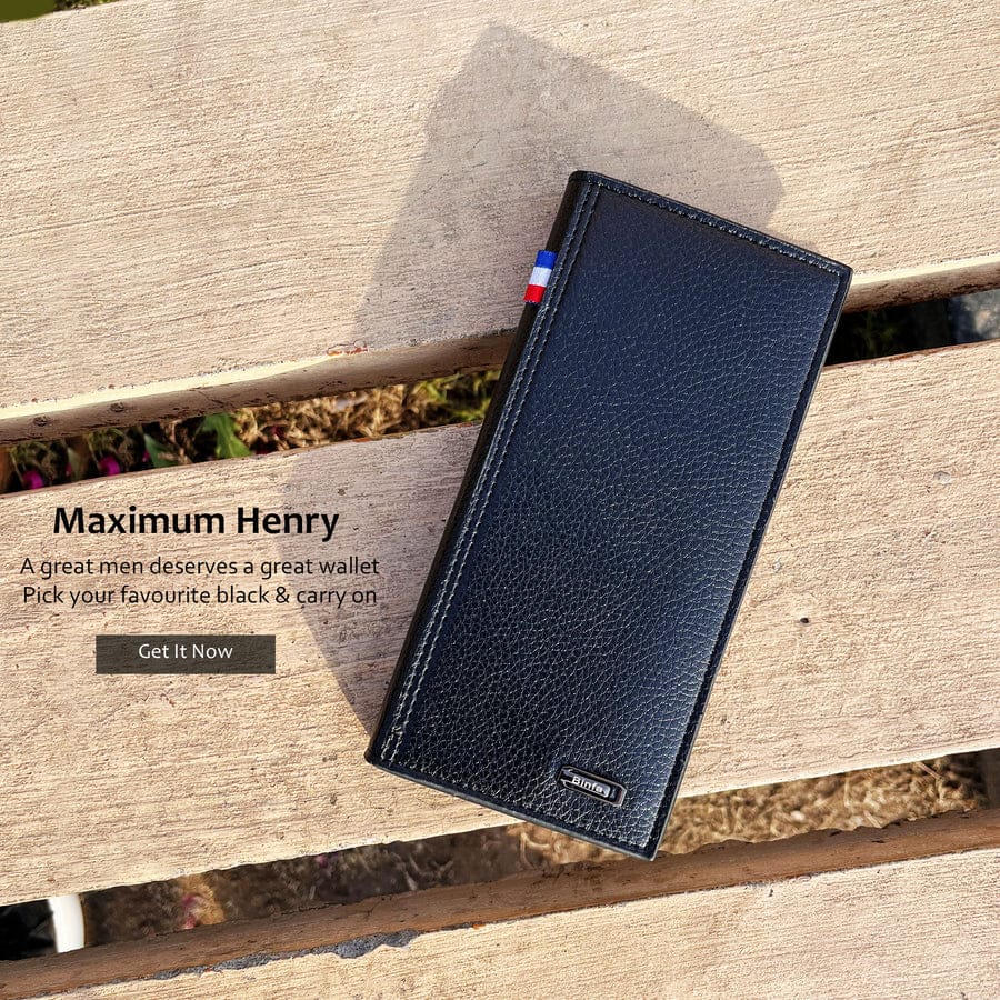 Classic Bowesi Style Long Wallet – Spacious Card Mobile Holder