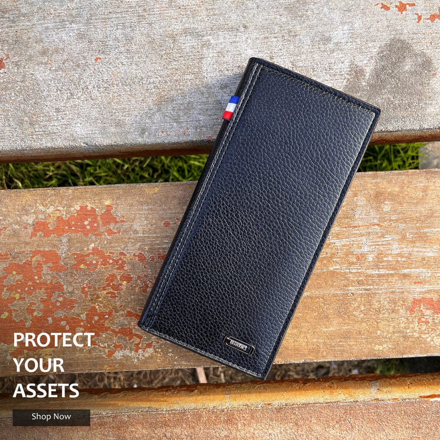 Classic Bowesi Style Long Wallet – Spacious Card Mobile Holder