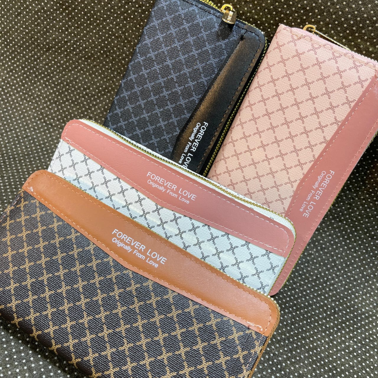 Ladies Special – Forever Young Top Zipper Long Hand Clutch with Card & Mobile Holder