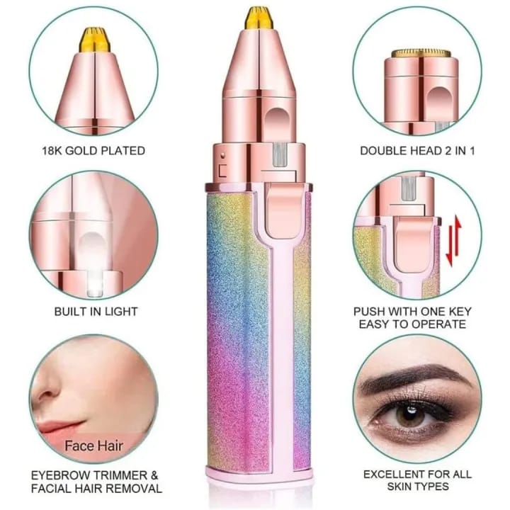 Flawless 2-in-1 Eyebrow and Facial Hair Remover