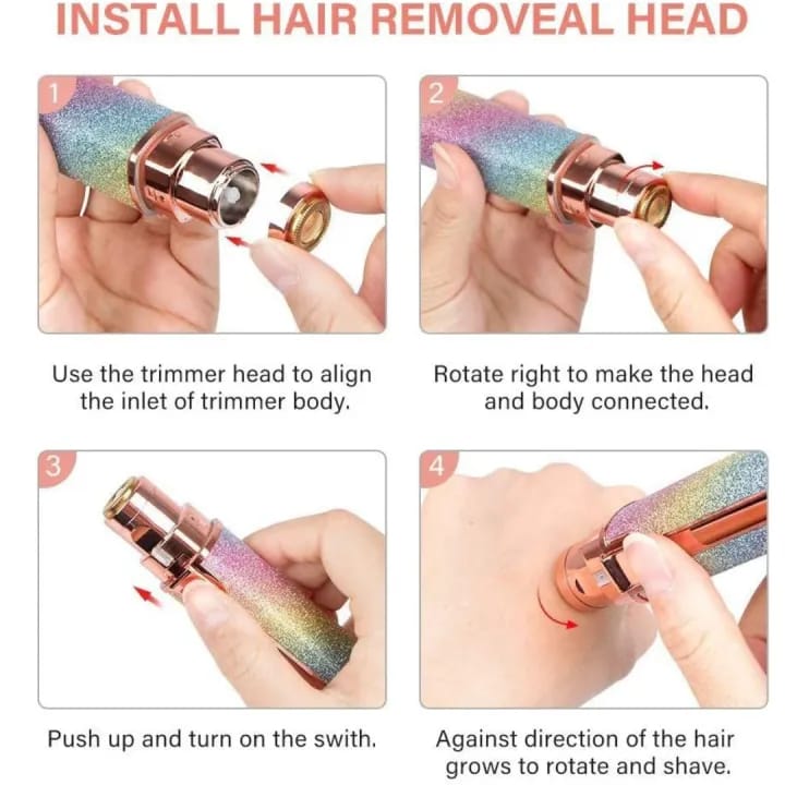 Flawless 2-in-1 Eyebrow and Facial Hair Remover