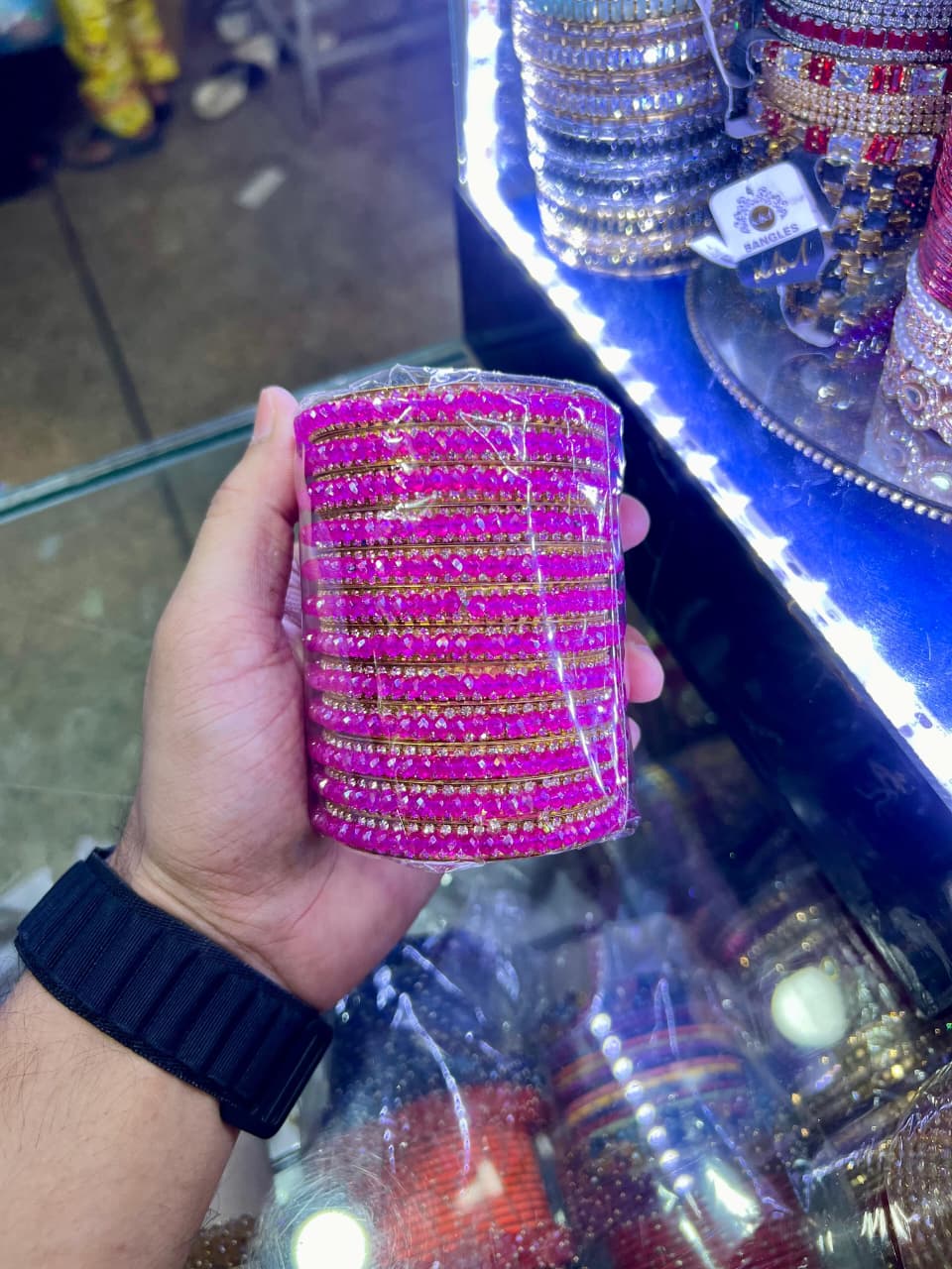 Elegant 12-Piece Fancy Kara Set for Women – Premium Bangles in Multiple Sizes