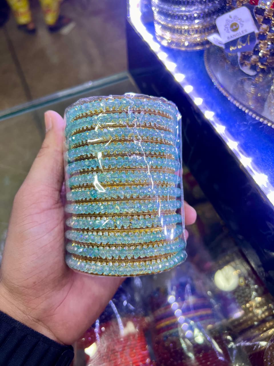 Elegant 12-Piece Fancy Kara Set for Women – Premium Bangles in Multiple Sizes