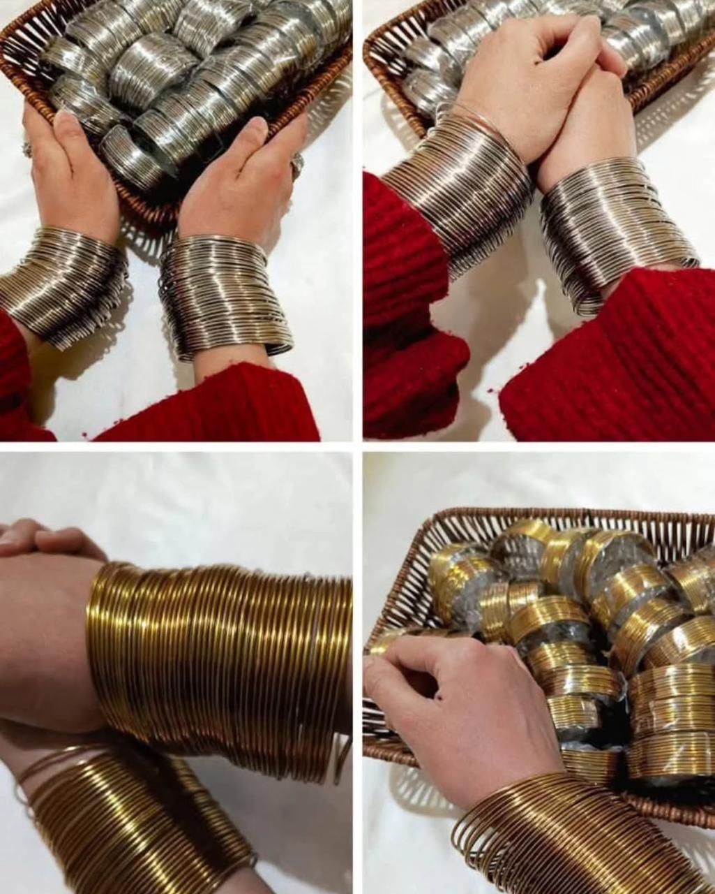 Stylish Stainless Steel Bangles Set for Women – Elegant & Durable (Pack 12)