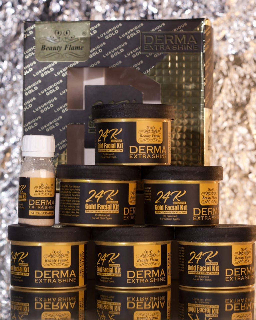 24K Gold Facial Kit – Instant Glow & Radiant Skin Care Treatment 2025