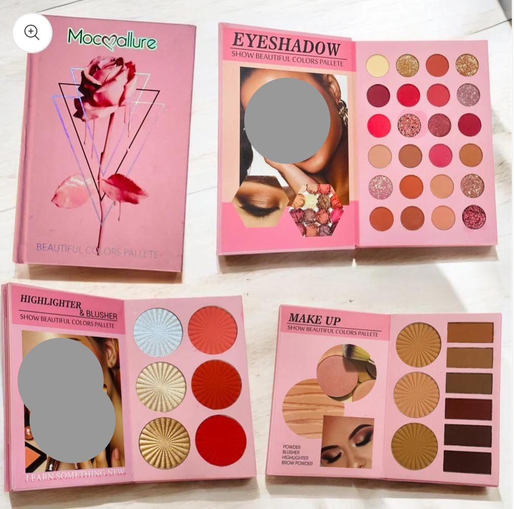 3-in-1 All-in-One Makeup Book – Eyes, Lips & Face Palette 2025