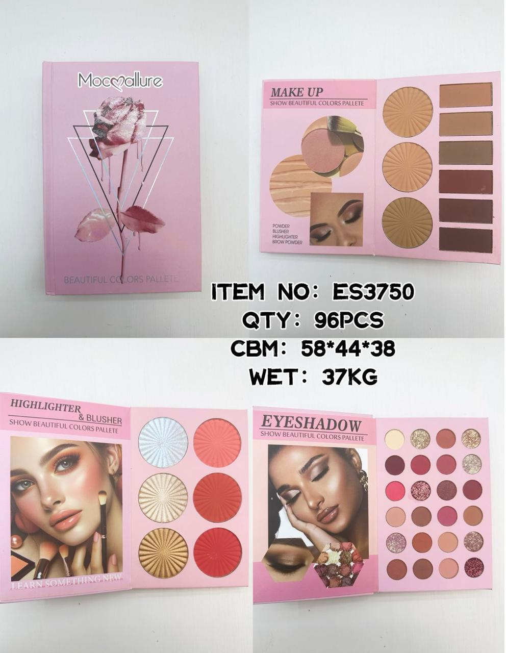 3-in-1 All-in-One Makeup Book – Eyes, Lips & Face Palette 2025