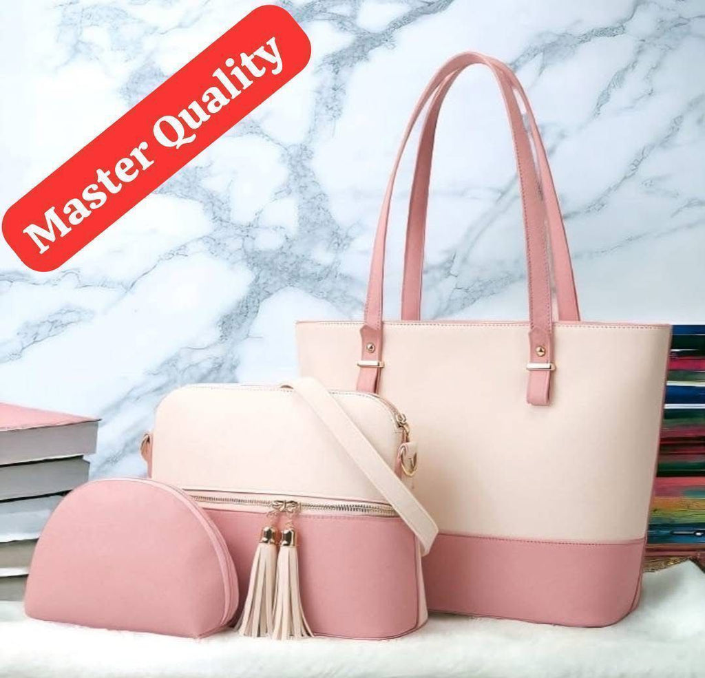 Trendy 3-Piece Shoulder Bag Set for Girls