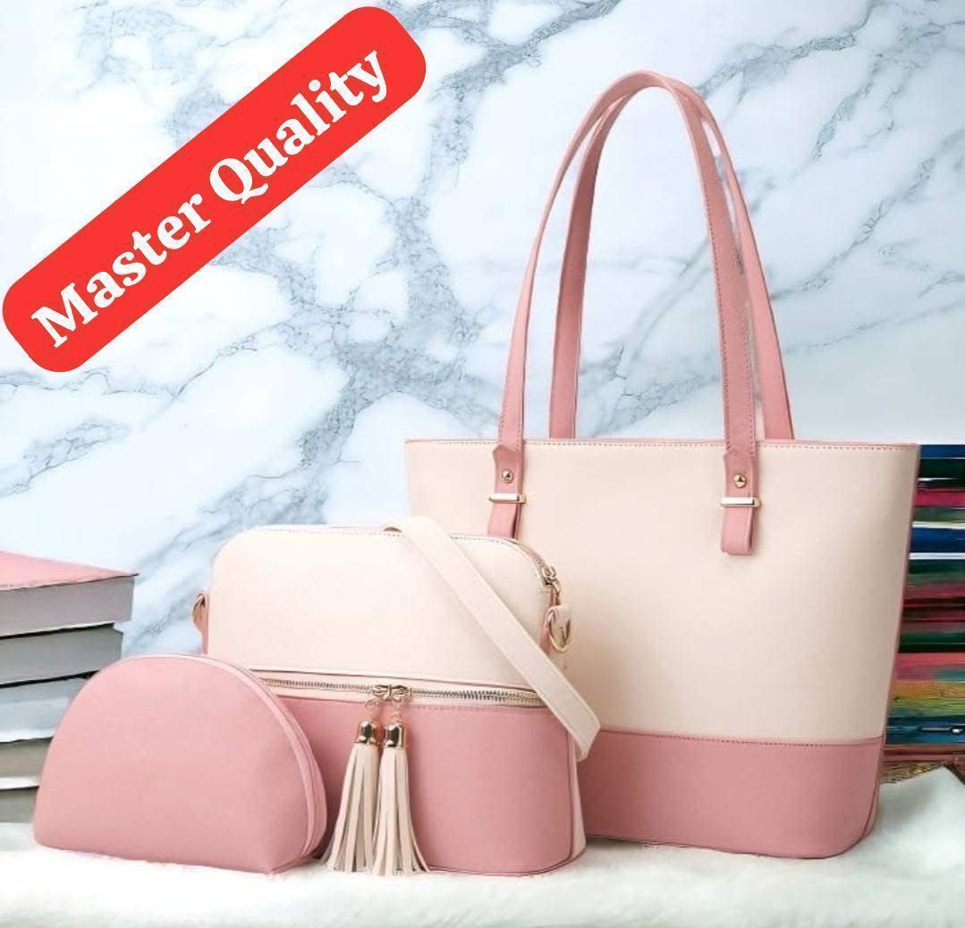 Trendy 3-Piece Shoulder Bag Set for Girls