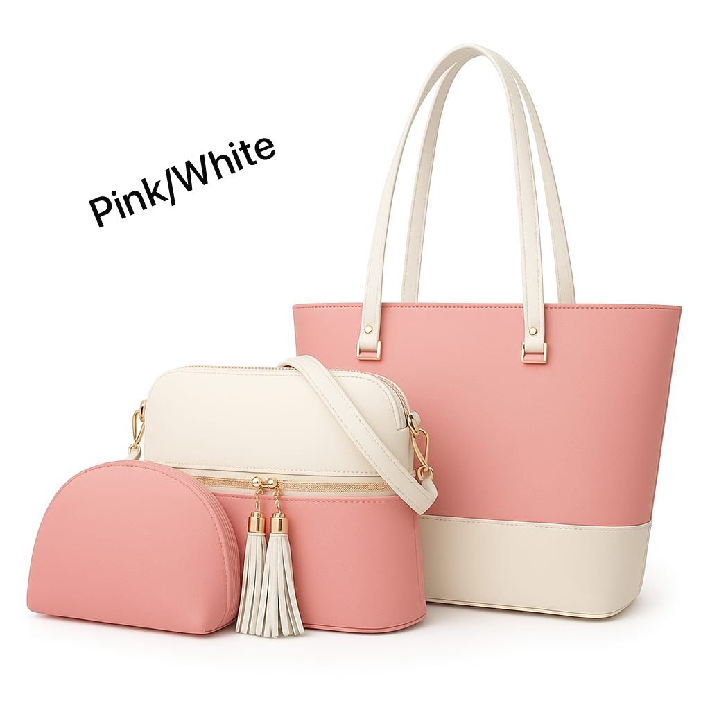 Trendy 3-Piece Shoulder Bag Set for Girls