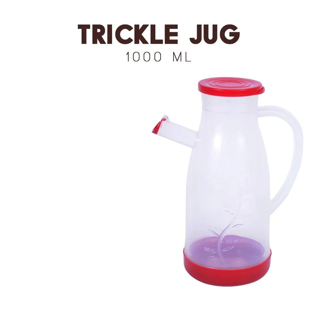1 Litre Trickle Jug – Stylish & Durable Plastic Water Jug for Kitchen Use