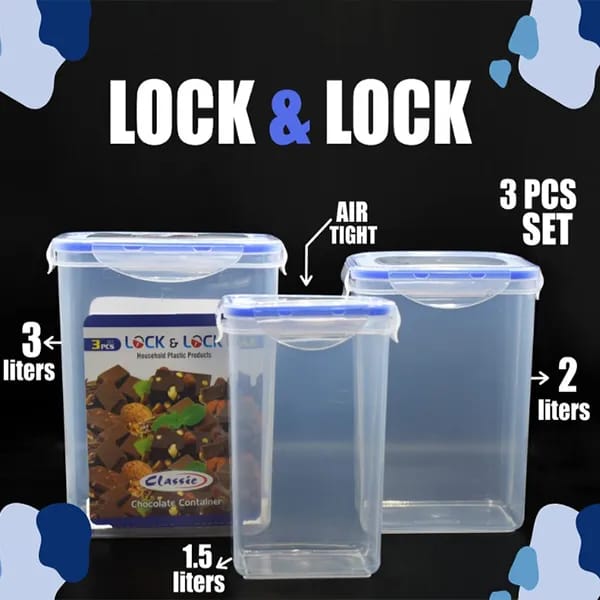 3-in-1 Airtight Food Storage Container