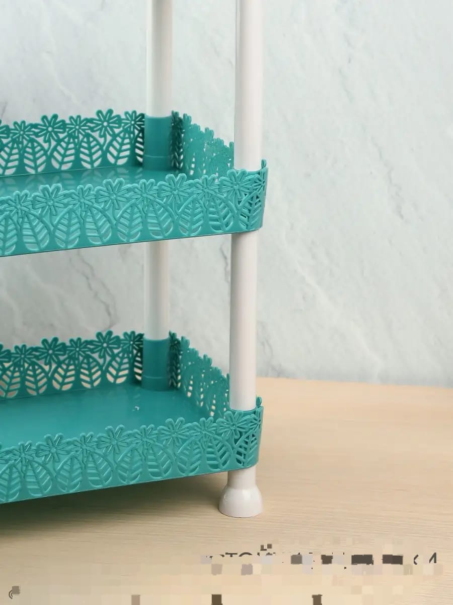 4-Layer Multipurpose Storage Trolley & Organizer Rack