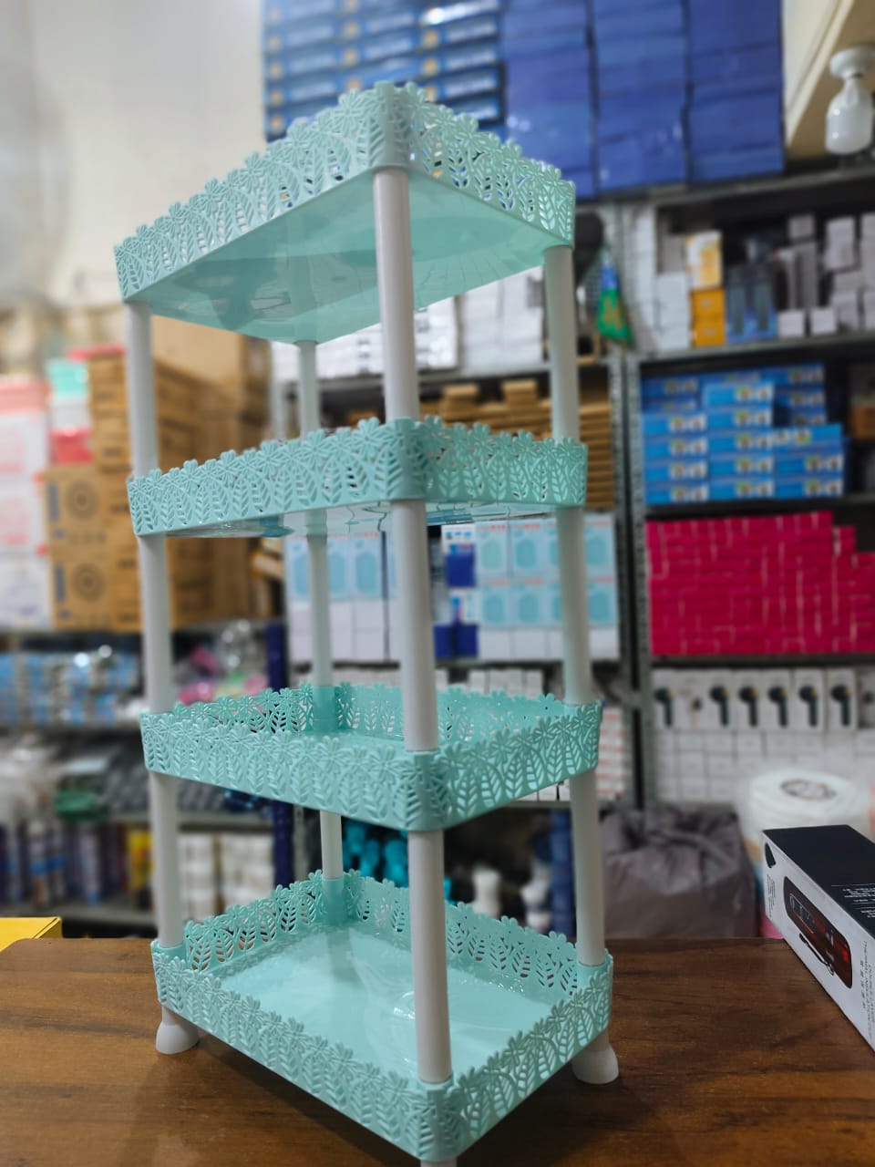 4-Layer Multipurpose Storage Trolley & Organizer Rack