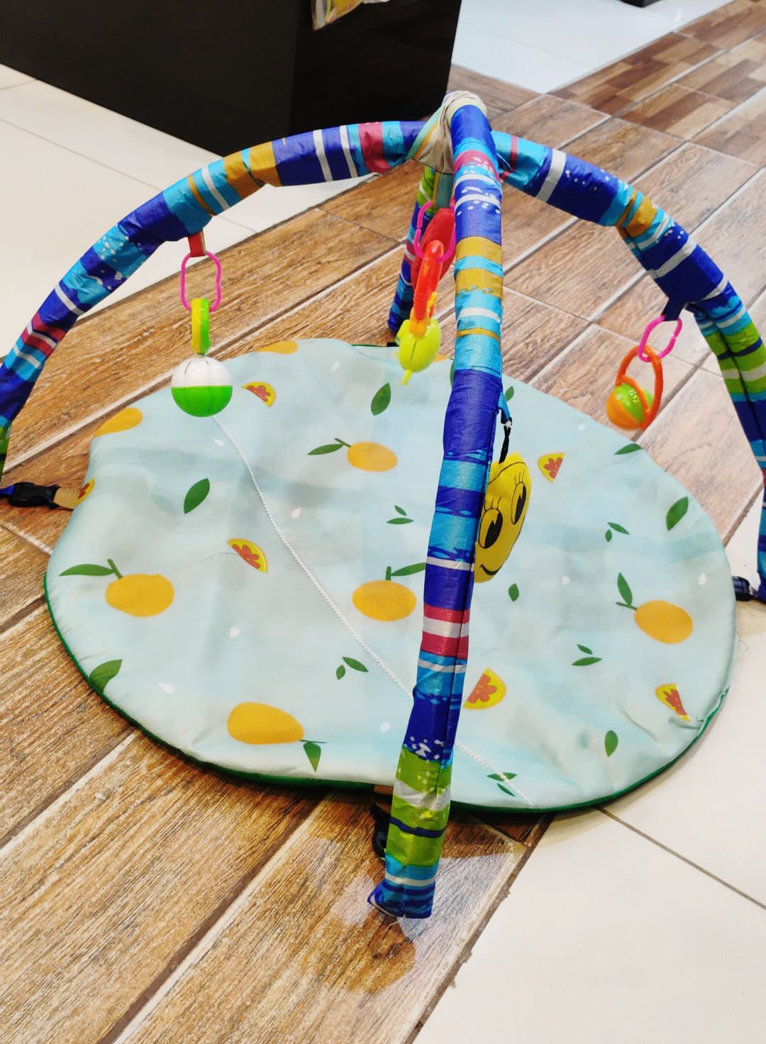 Baby Play Gym with Hanging Toys and Soft Mat – Fun Activity Center for Newborns