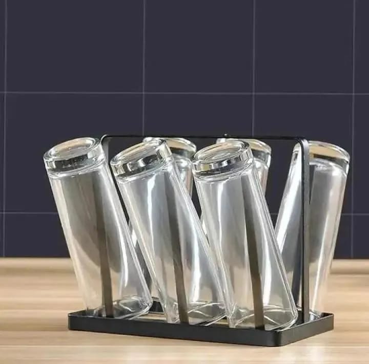 Elegant Glass Stand – Stylish Multi-Purpose Holder