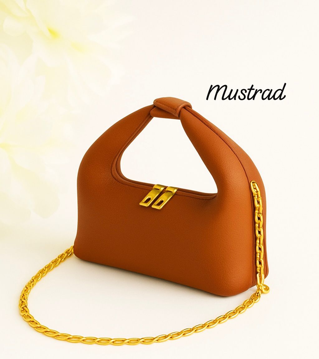 Elegant Master Quality Shoulder Bag for Girls – Stylish Medium Size Handbag with Long Chain