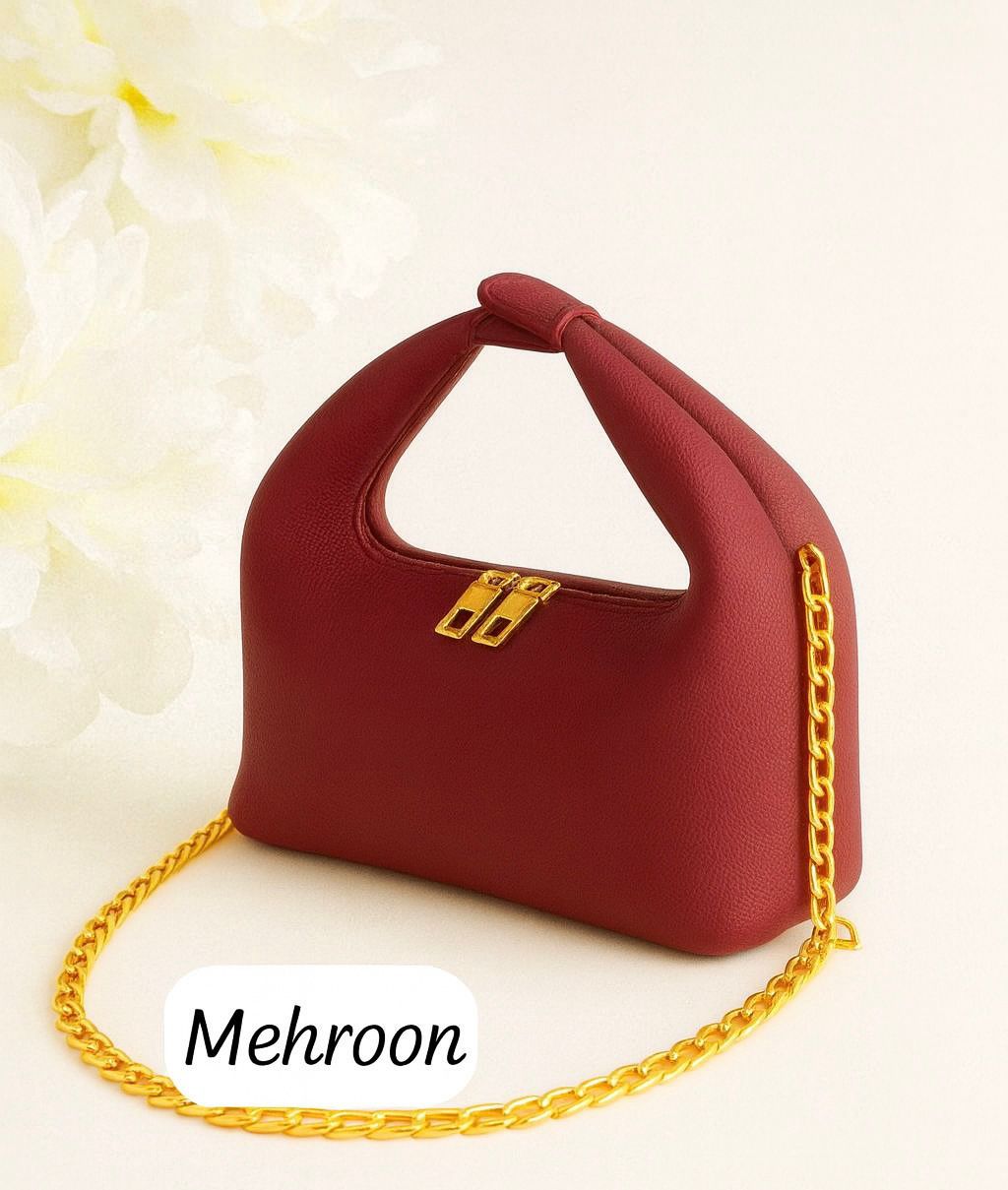 Elegant Master Quality Shoulder Bag for Girls – Stylish Medium Size Handbag with Long Chain