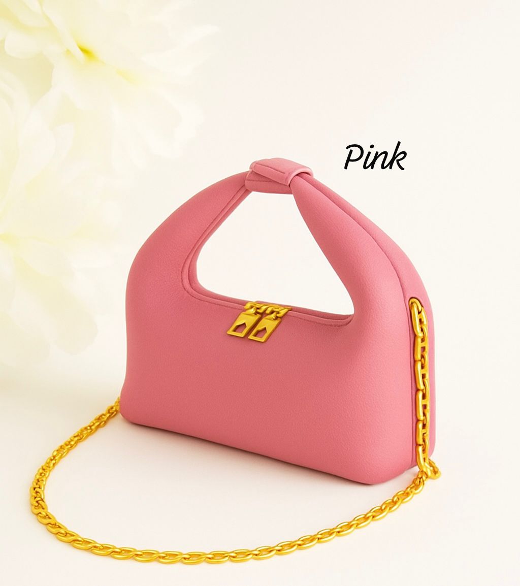 Elegant Master Quality Shoulder Bag for Girls – Stylish Medium Size Handbag with Long Chain