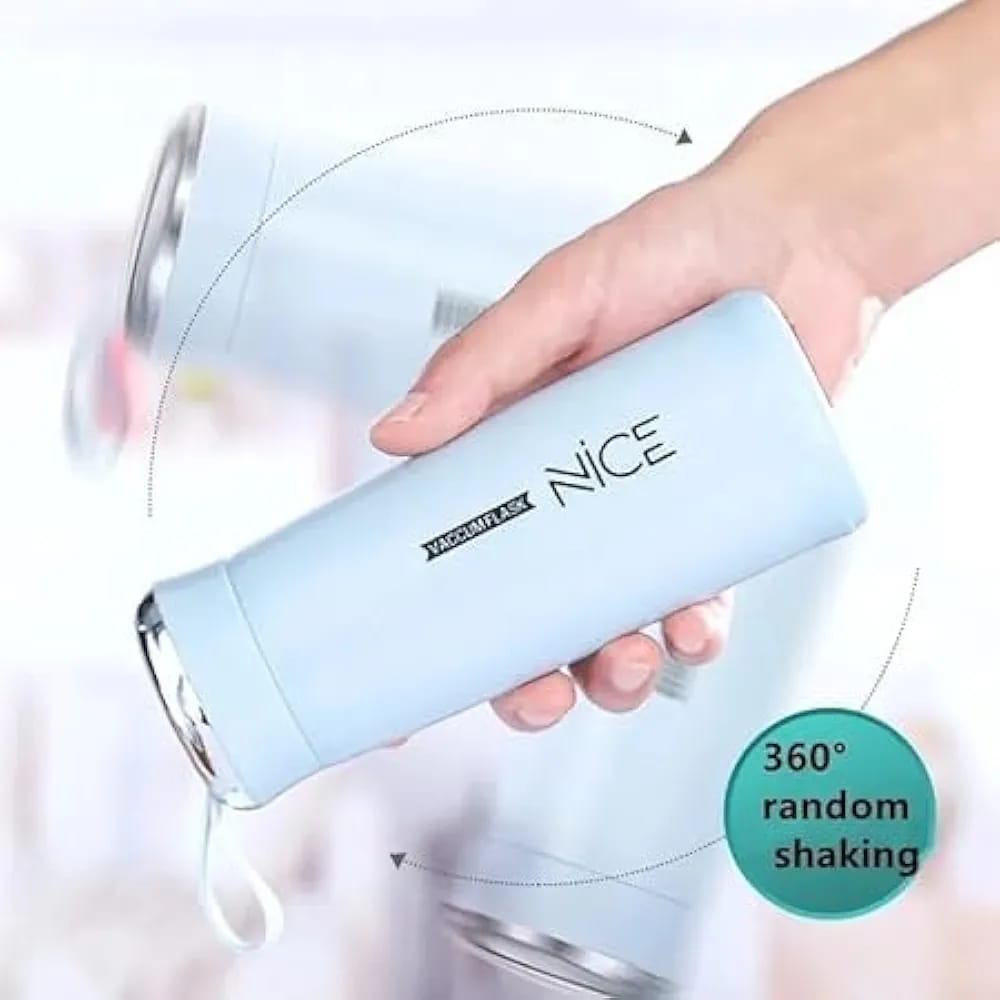 Premium Insulated Glass Water Bottle with Silicone Carry Loop