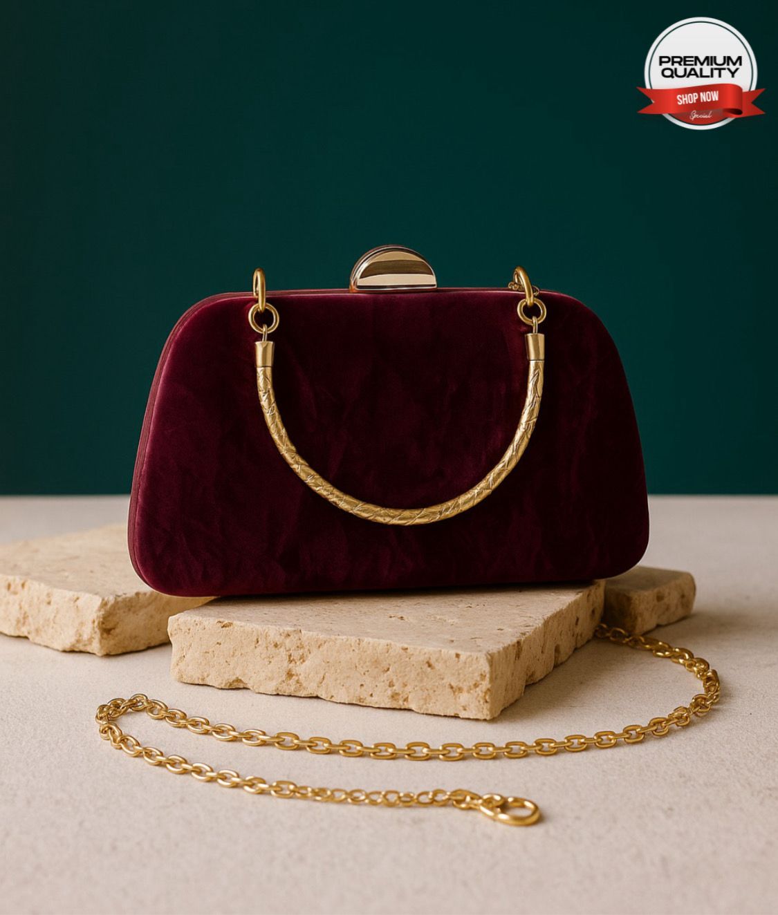 Premium Fancy Metal Clutch