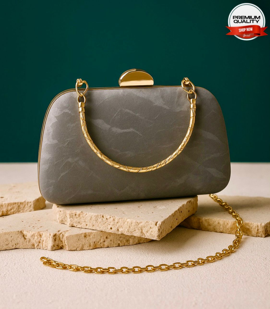 Premium Fancy Metal Clutch