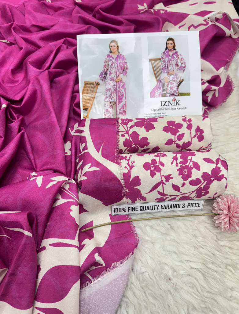 Premium Digital Print Karandi Suit – Winter 2025 Hit Code Collection Vol. 4003 by Buy From Danish – Luxury Pakistani Winter Outfit for Women