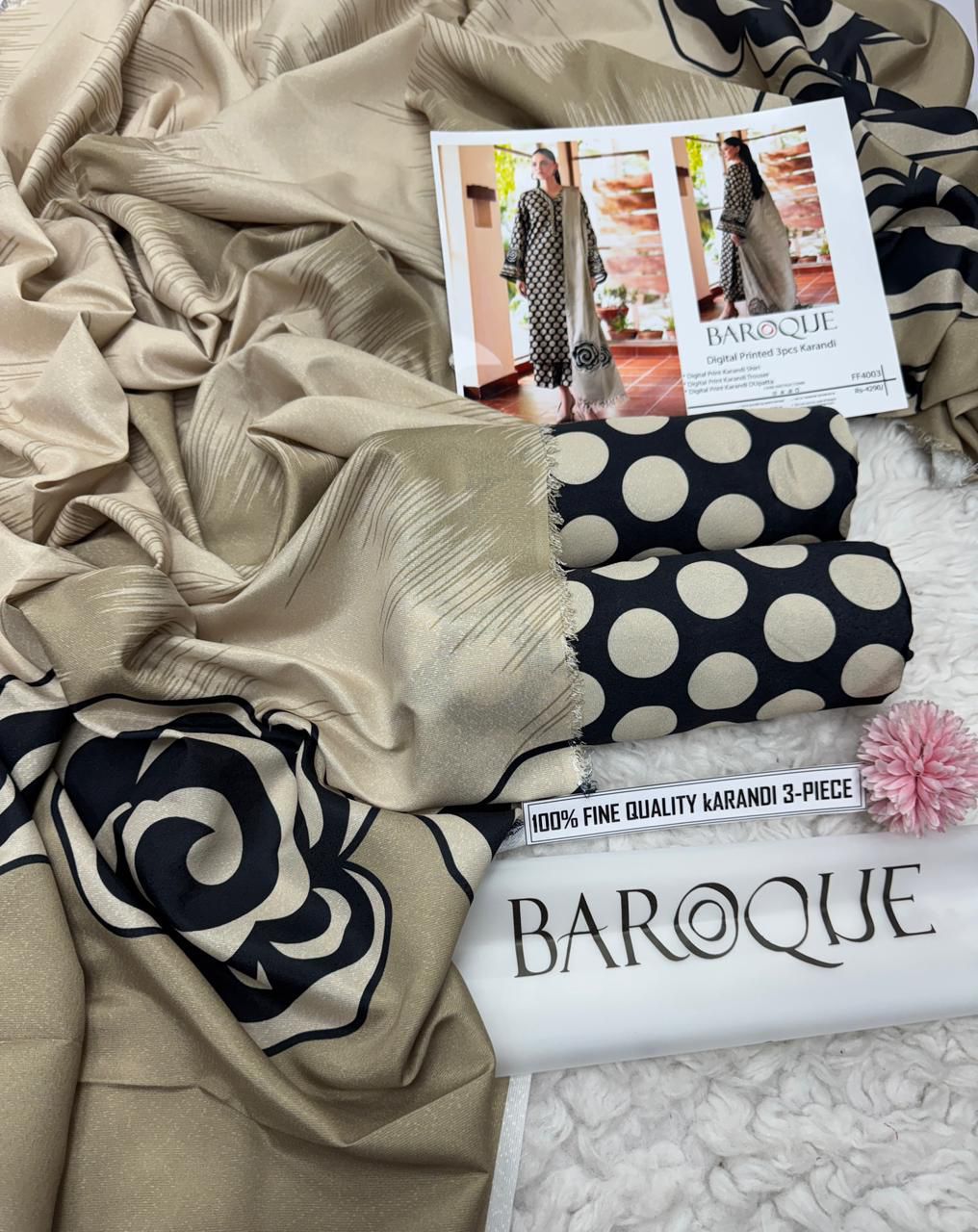 Premium Digital Print Karandi Suit – Winter 2025 Hit Code Collection (Vol. 4003)