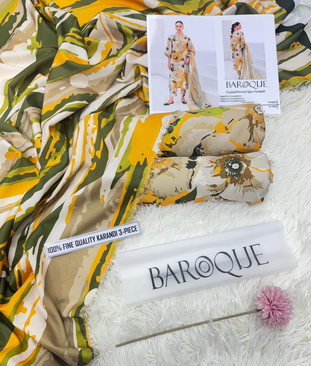 Premium Digital Print Karandi Suit – Winter 2025 Hit Code Collection (Vol. 4003)