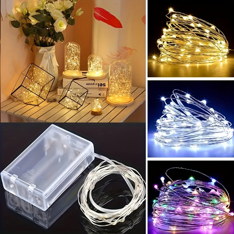 30 LED 3-Meter Warm White Fairy Lights – Battery Operated