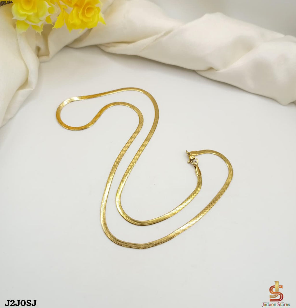 Elegant Stainless Steel Snake Chain Necklace for Women