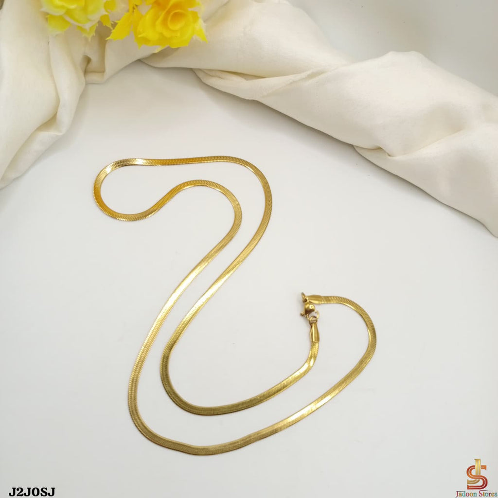 Elegant Stainless Steel Snake Chain Necklace for Women