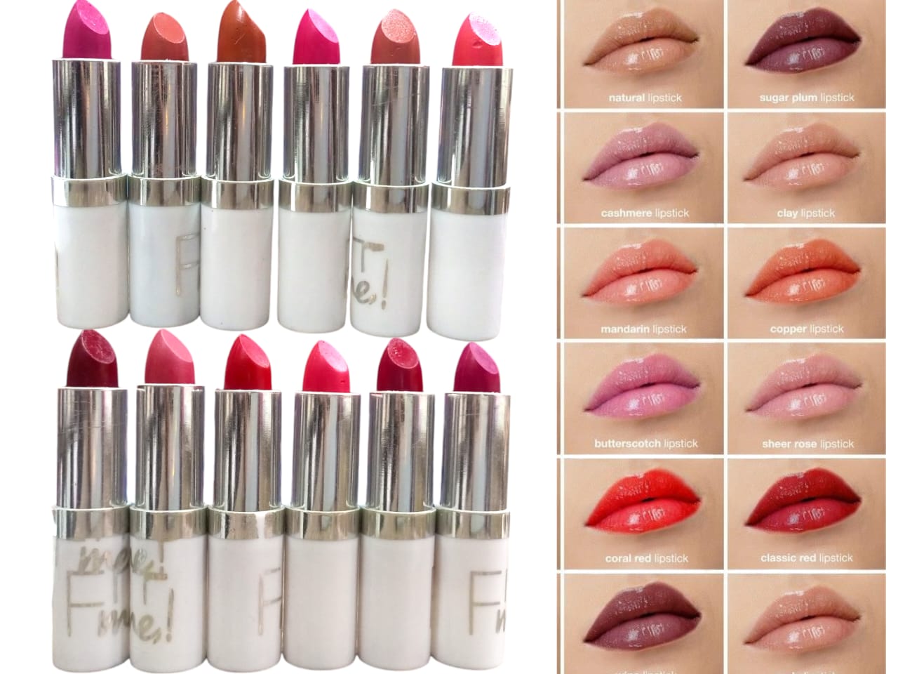 FITme! 12-Piece Beauty Box – Complete Makeup Collection for Everyday Glam