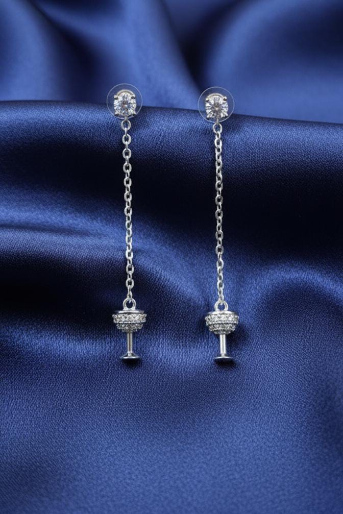 Sparkling Zircon Stud Earrings – Elegant Xuping Style Pair