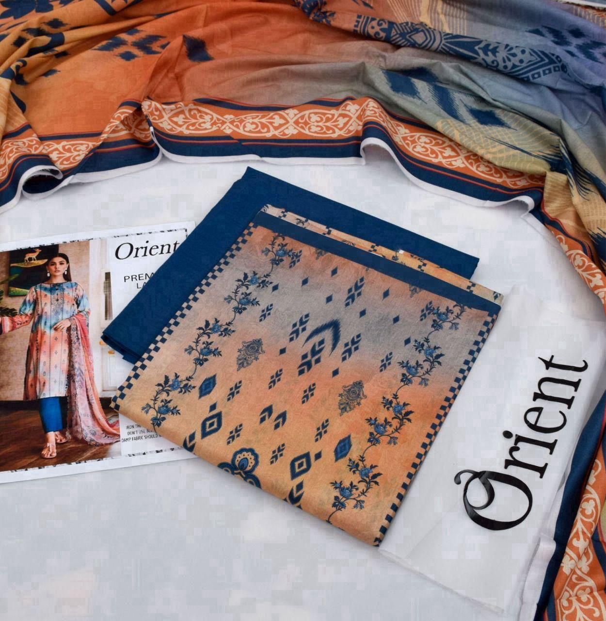 Premium 3-Piece Digital Printed Lawn Suit