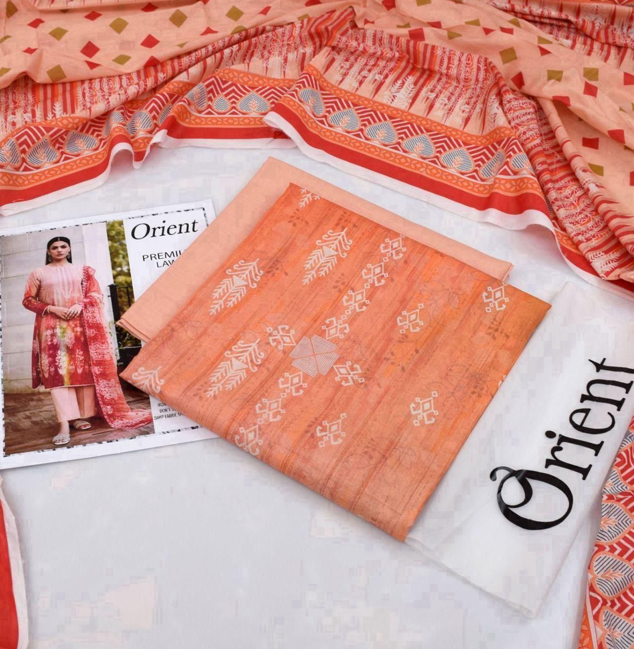 Premium 3-Piece Digital Printed Lawn Suit