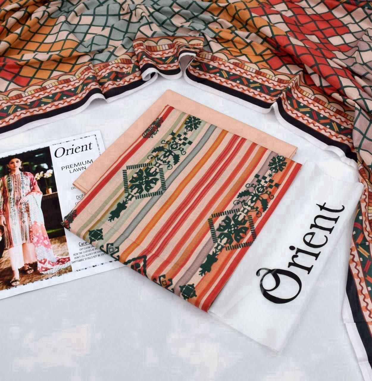 Premium 3-Piece Digital Printed Lawn Suit