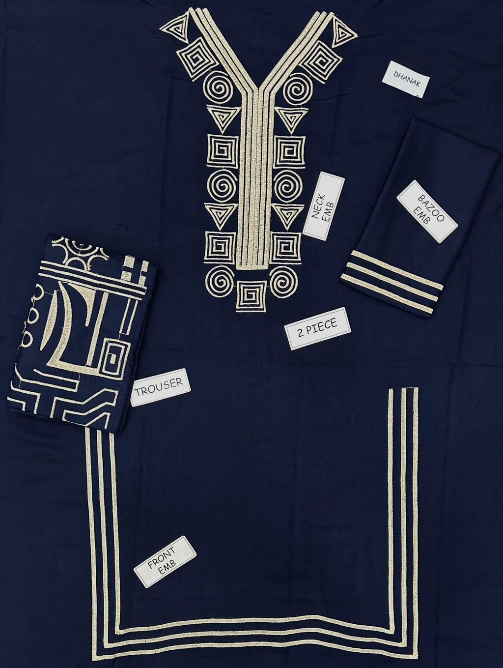 Lulusar Luxury Dhank 2-Piece Embroidered Suit – Elegant Neck and Border Detailing by Buy From Danish – Premium Festive Wear for Women