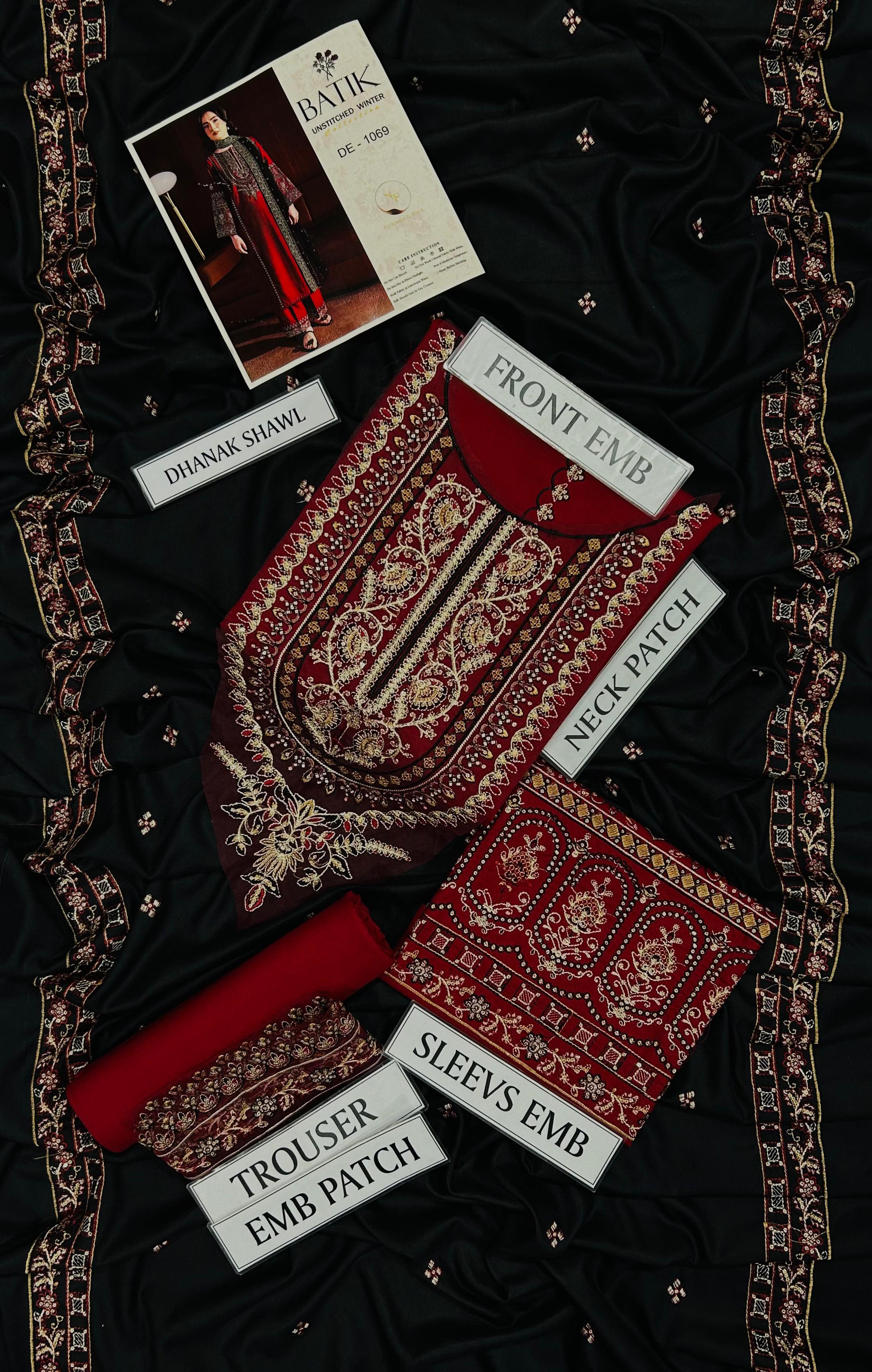 Luxury Airjet Dhanak 3-piece embroidered winter suit with heavy sequence shawl – premium women’s outfit Pakistan 2025