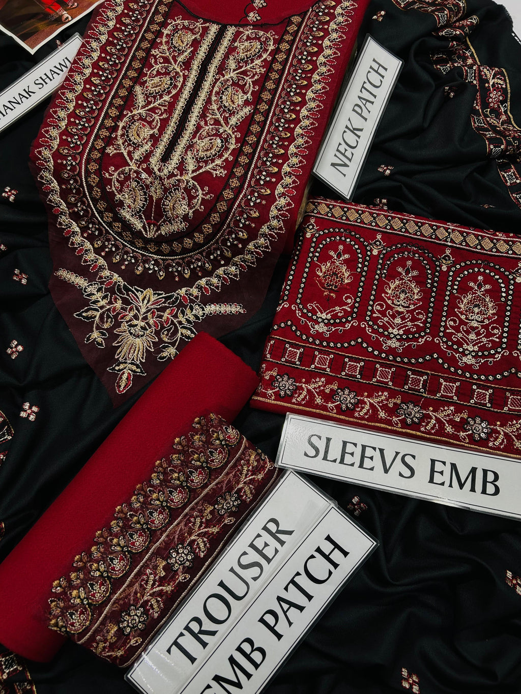 Luxury Airjet Dhanak 3-piece embroidered winter suit with heavy sequence shawl – premium women’s outfit Pakistan 2025