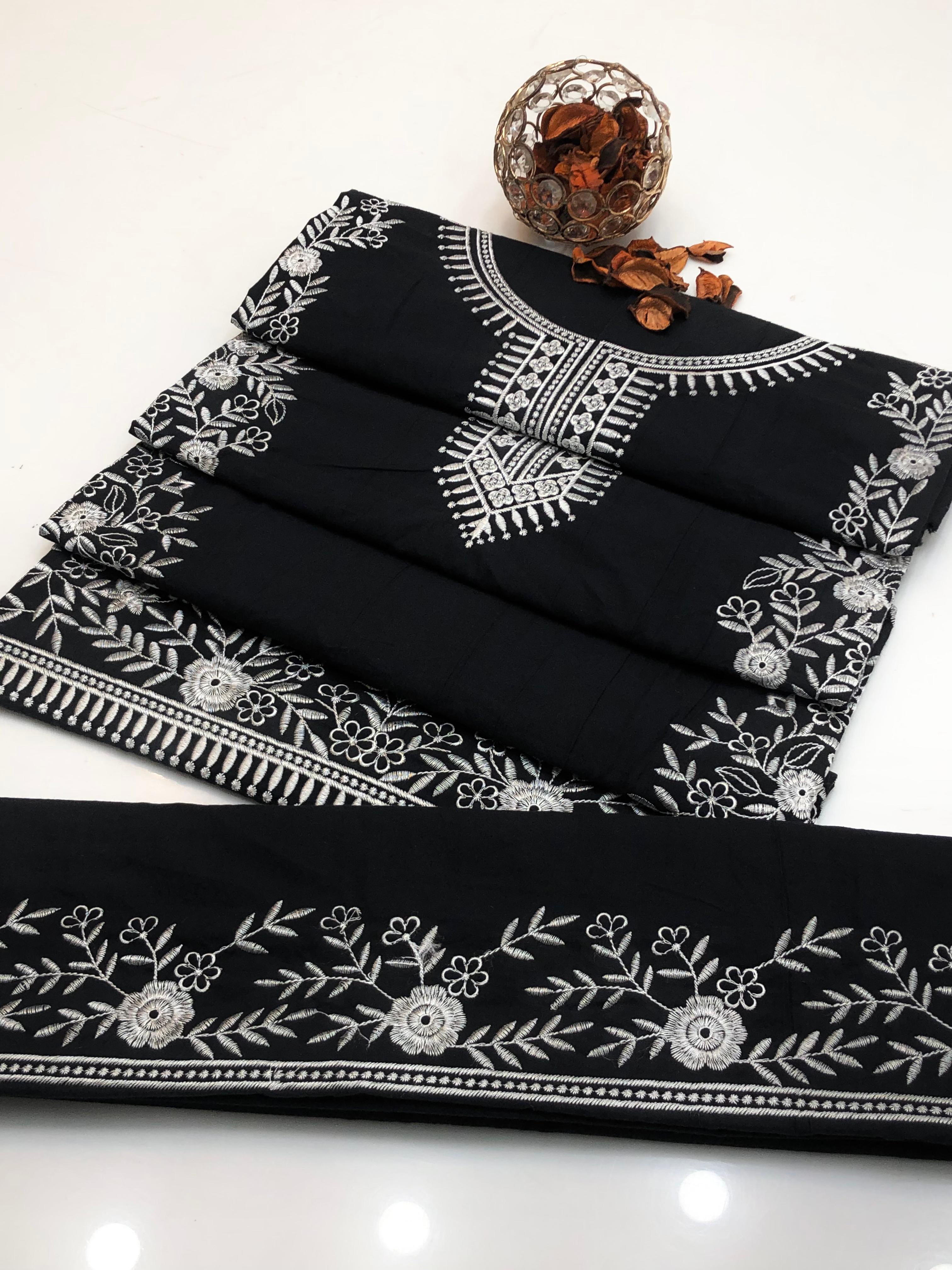 Winter PC Cotton Embroidered 2-Piece Casual Suit – 2025 Collection