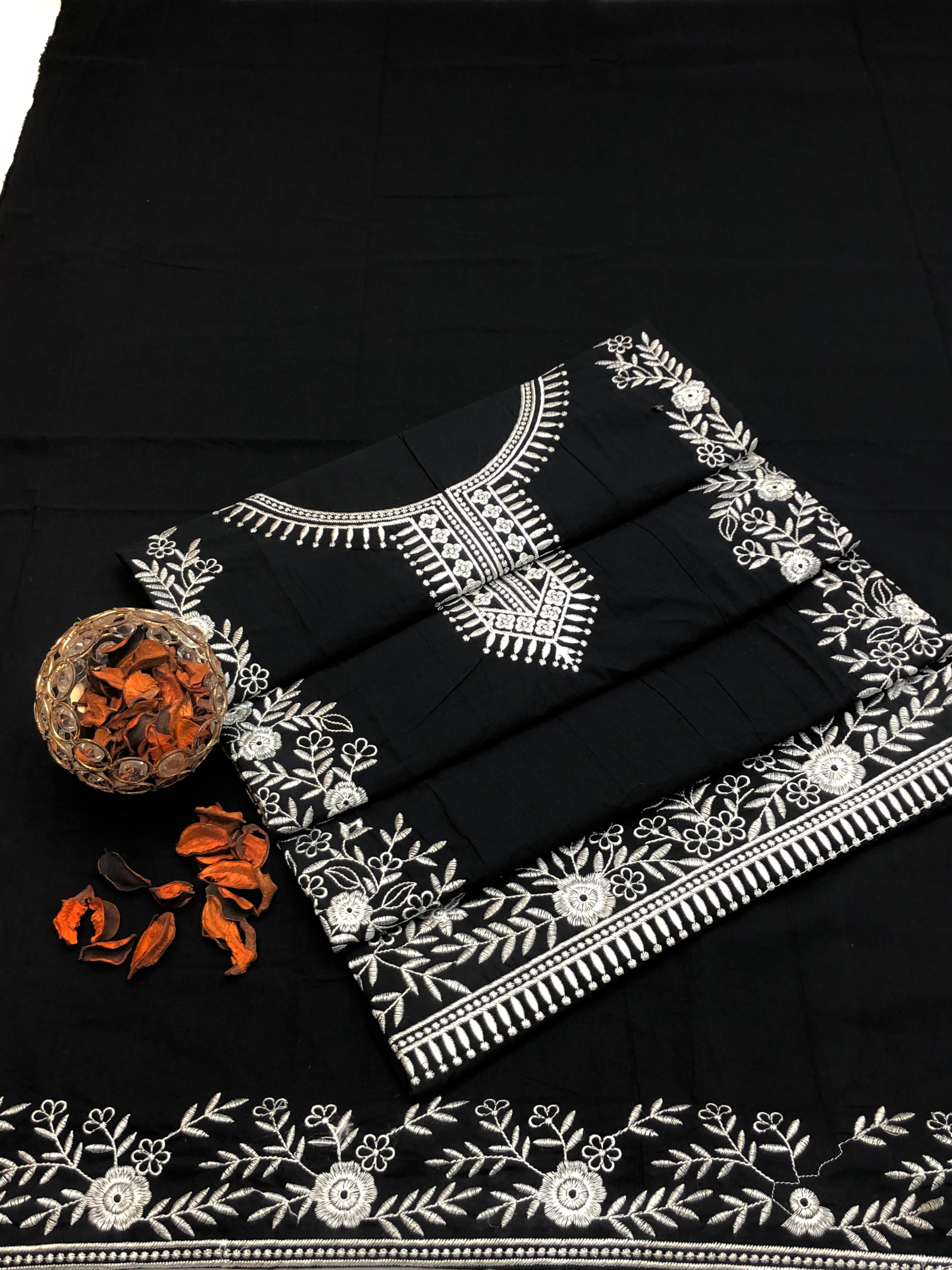 Winter PC Cotton Embroidered 2-Piece Casual Suit – 2025 Collection