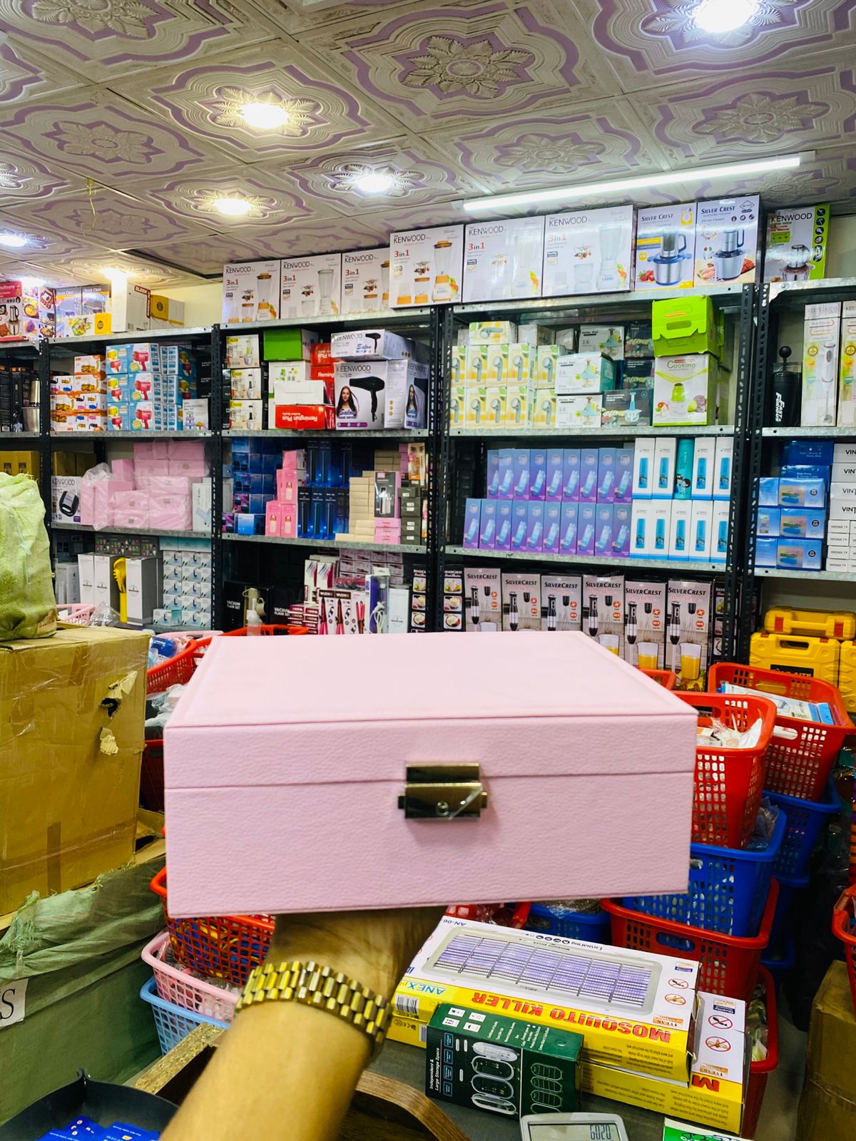 PU Leather Jewelry Organizer Box